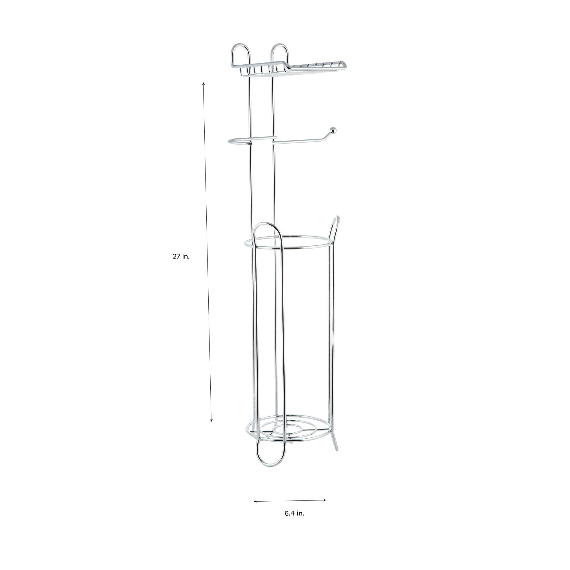 Bath Bliss Royal Toilet Paper Holder and Dispenser in Chrome